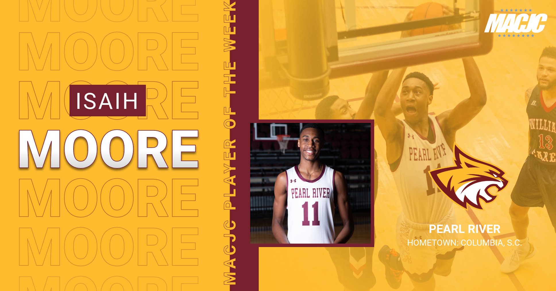 Pearl River's Isaih Moore named MACJC's best