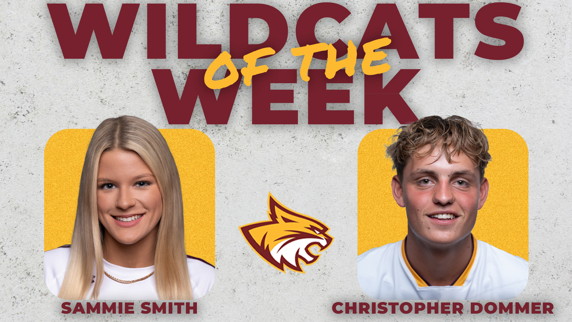 Sammie Smith, Christopher Dommer named Wildcats of the Week