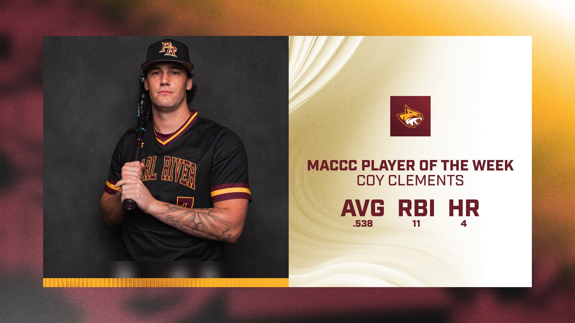 No. 2 Pearl River's Coy Clements slugs way to MACCC Player of the Week