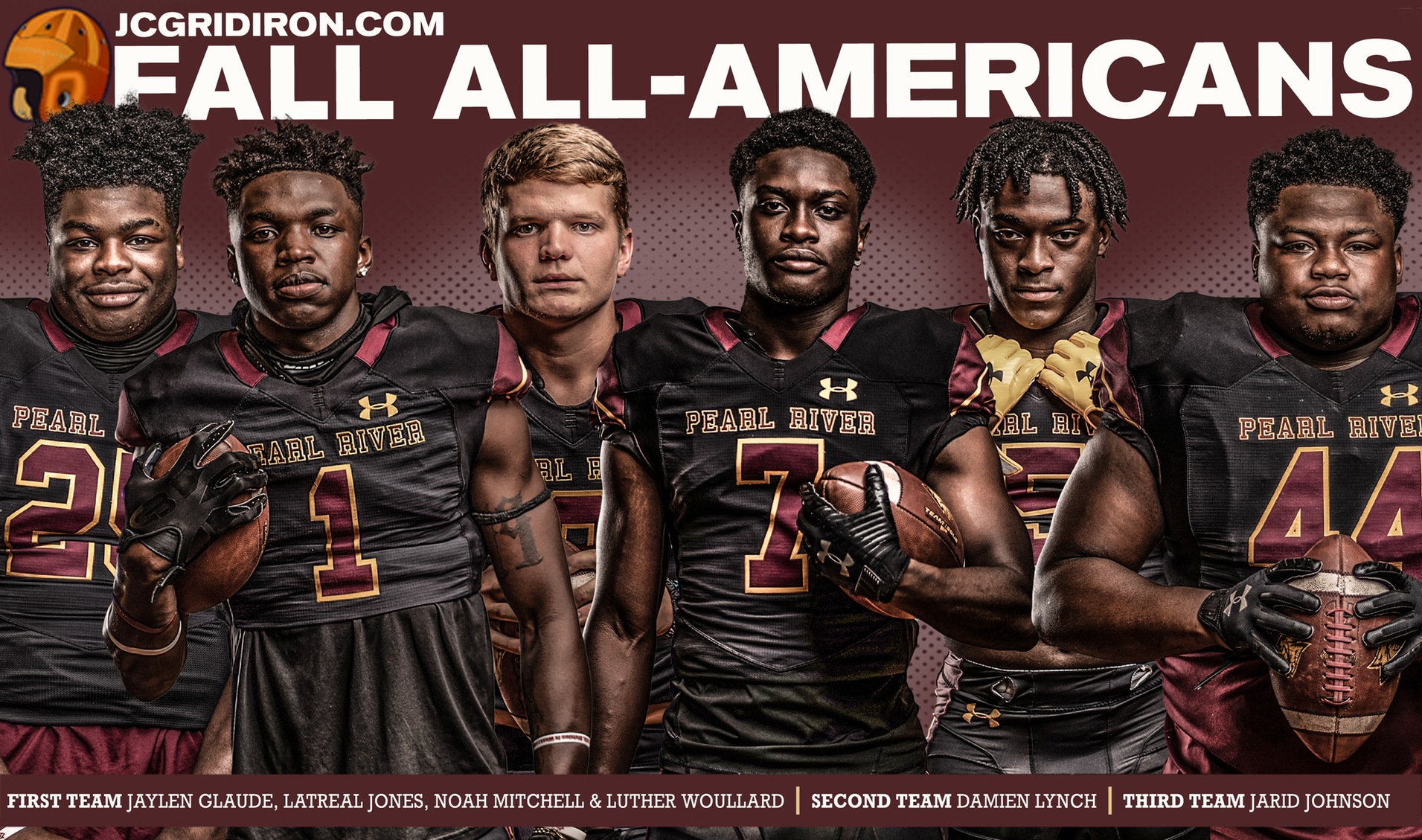 Six Pearl River Wildcats earn Fall All-America honors