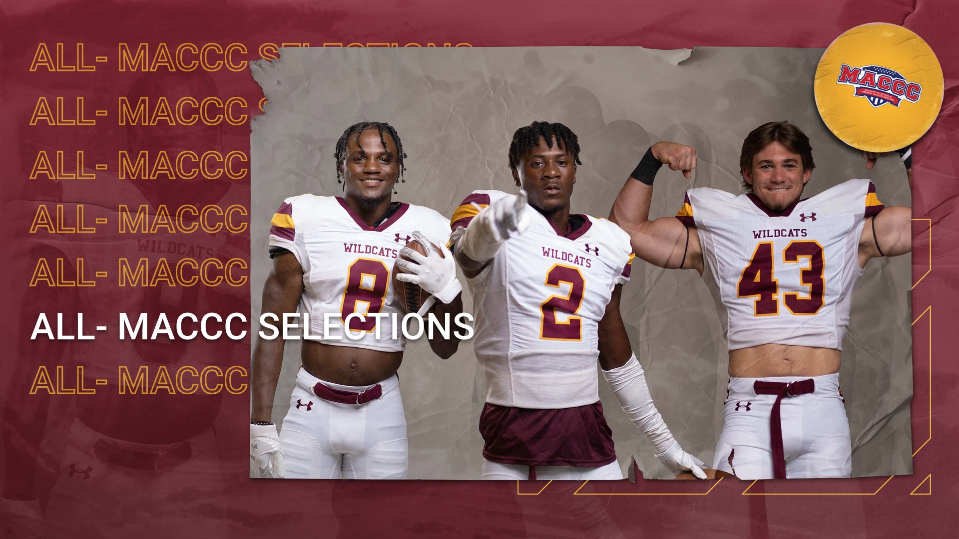 Three Pearl River football standouts earn MACCC honors