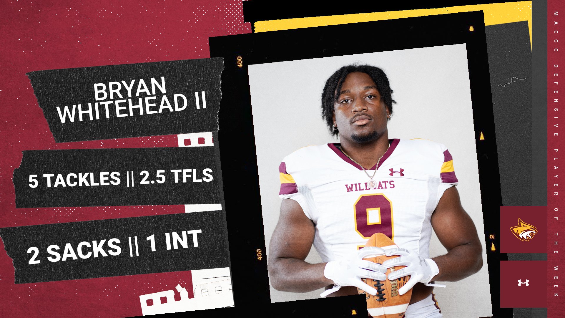 Pearl River&rsquo;s Bryan Whitehead II named MACCC Defensive Player of the Week