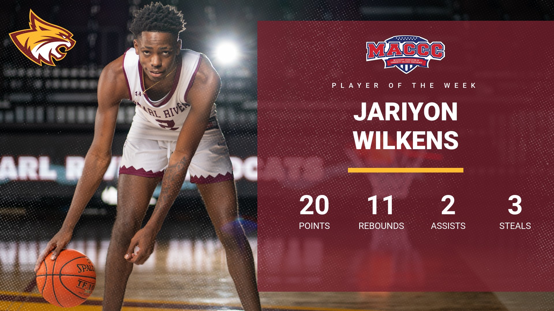 Pearl River&rsquo;s Jariyon Wilkens does it all, earns MACCC honor