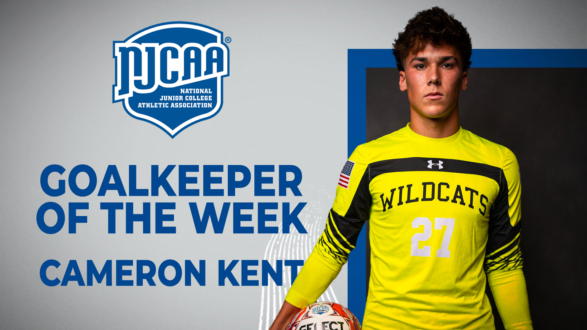 No. 9 PRCC's Cameron Kent tabbed NJCAA's top keeper
