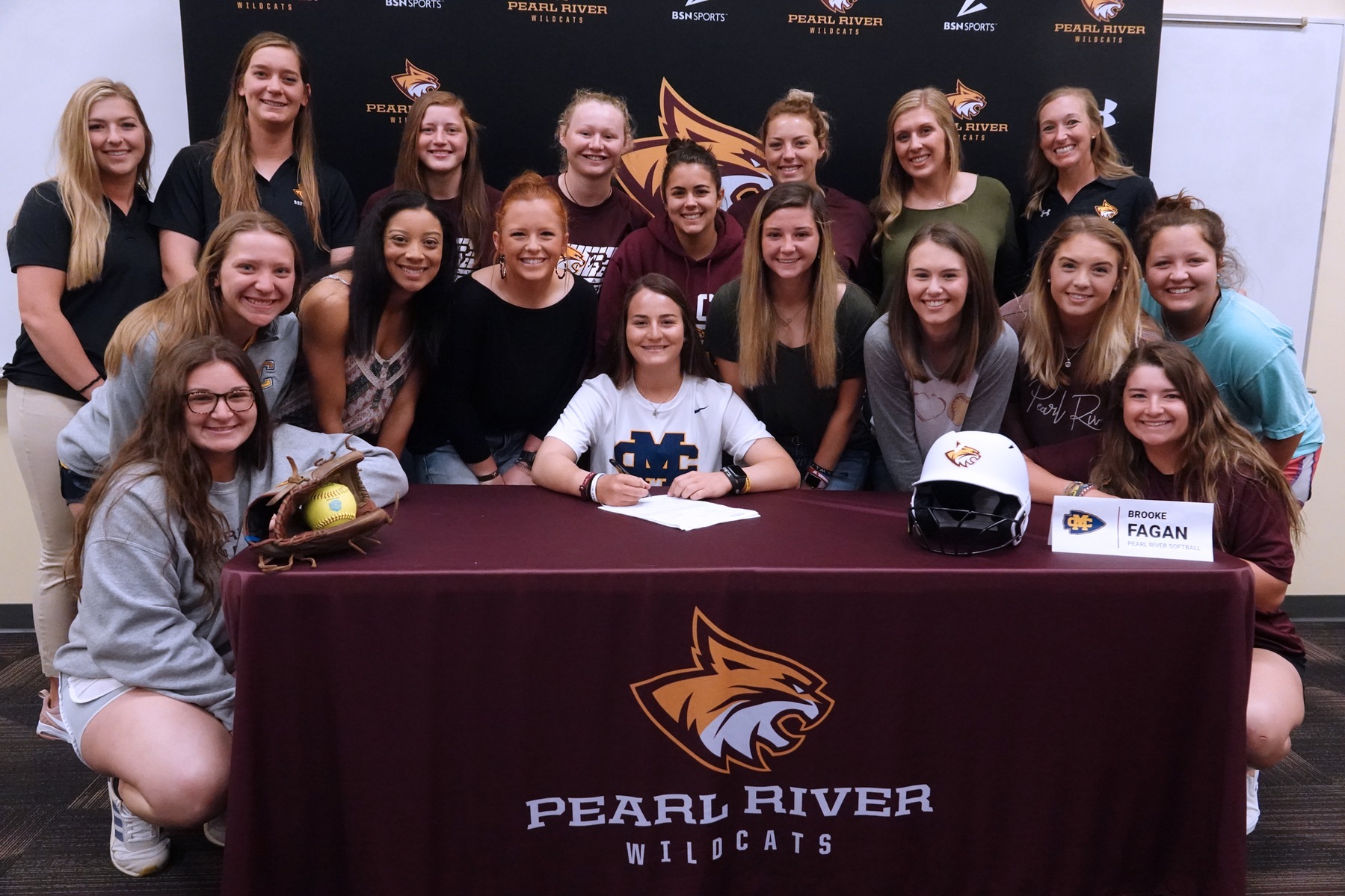 Pearl River shortstop Brooke Fagan signed on Thursday, March 12, 2020, to play at Mississippi College. (PRCC ATHLETICS)