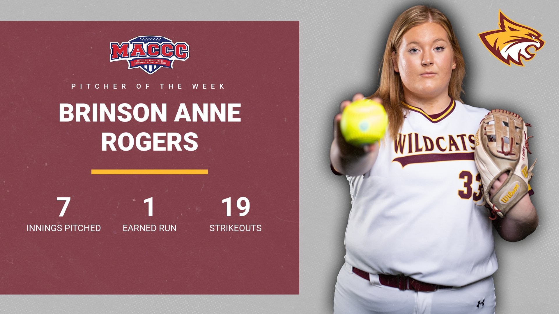 No. 12 Pearl River's Brinson Anne Rogers named MACCC's top pitcher