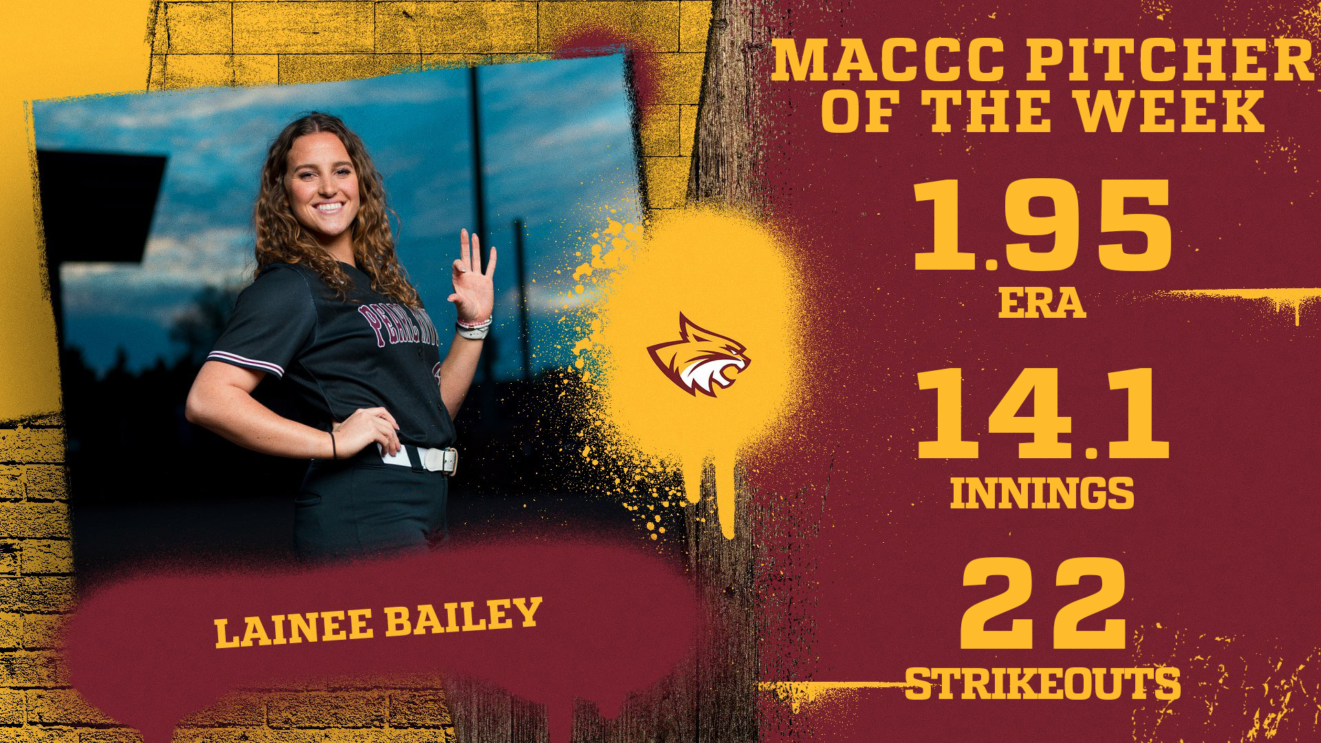 No. 2 Pearl River's Lainee Bailey named MACCC Pitcher of the Week