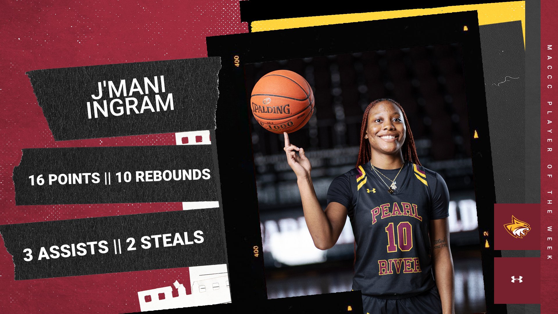 Pearl River's J'Mani Ingram named MACCC Player of the Week