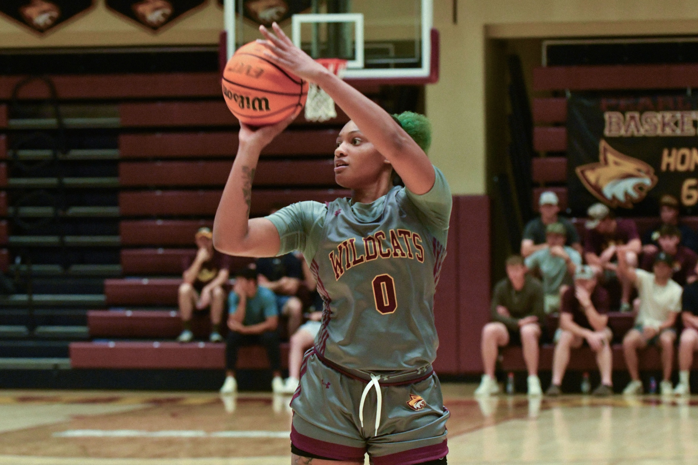 Taylor Johnson-Matthews fires a shot against Holmes