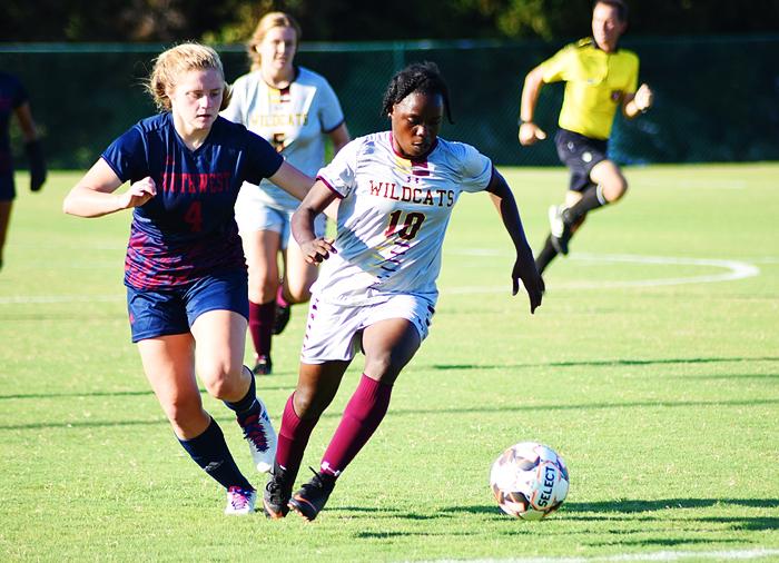 Pearl River's women's soccer team defeated visiting Southwest 8-0 on Wednesday at the PRCC soccer complex. (KRISTI HARRIS/PRCC ATHLETICS)