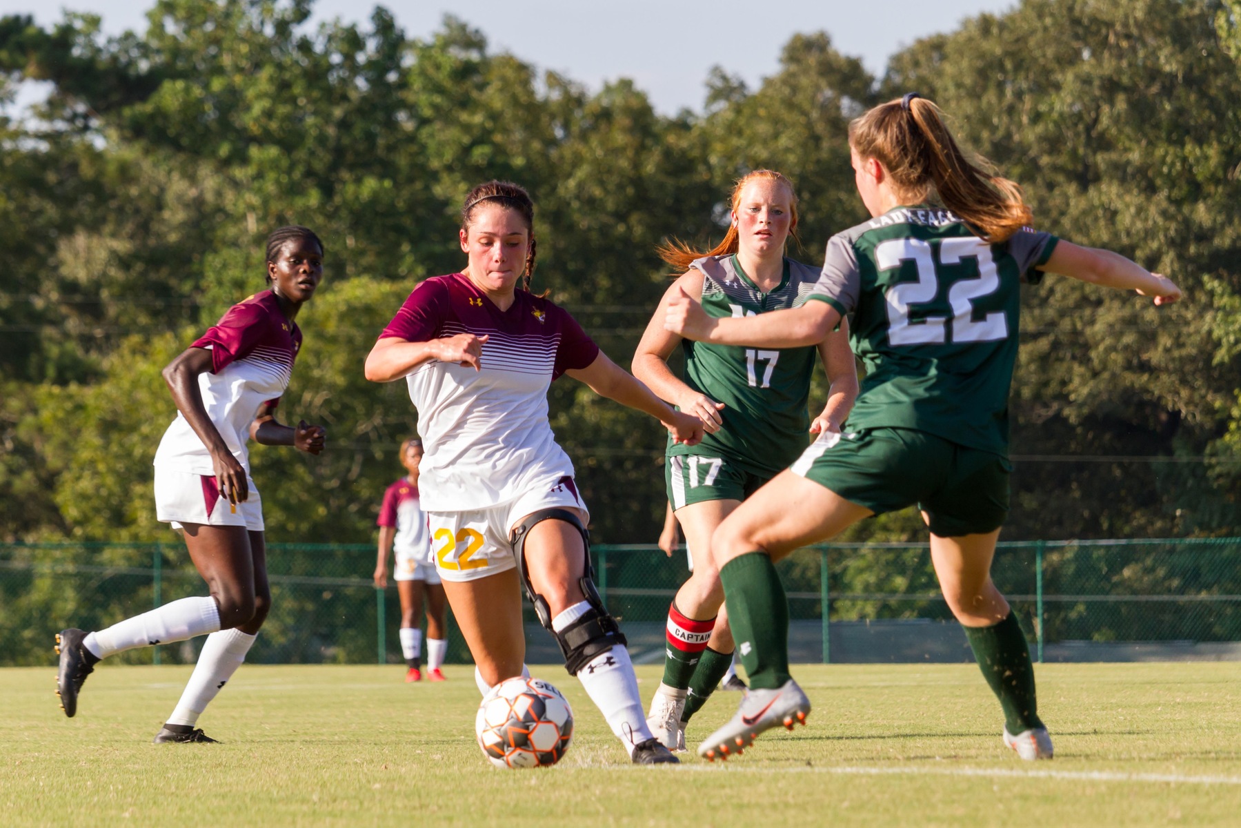 Pearl River women blast four goals in home opener
